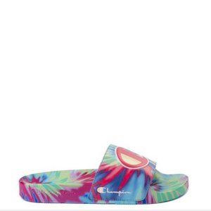 Champion Women's IPO Tie-Dye Slide Sandals SIZE 8 NWB